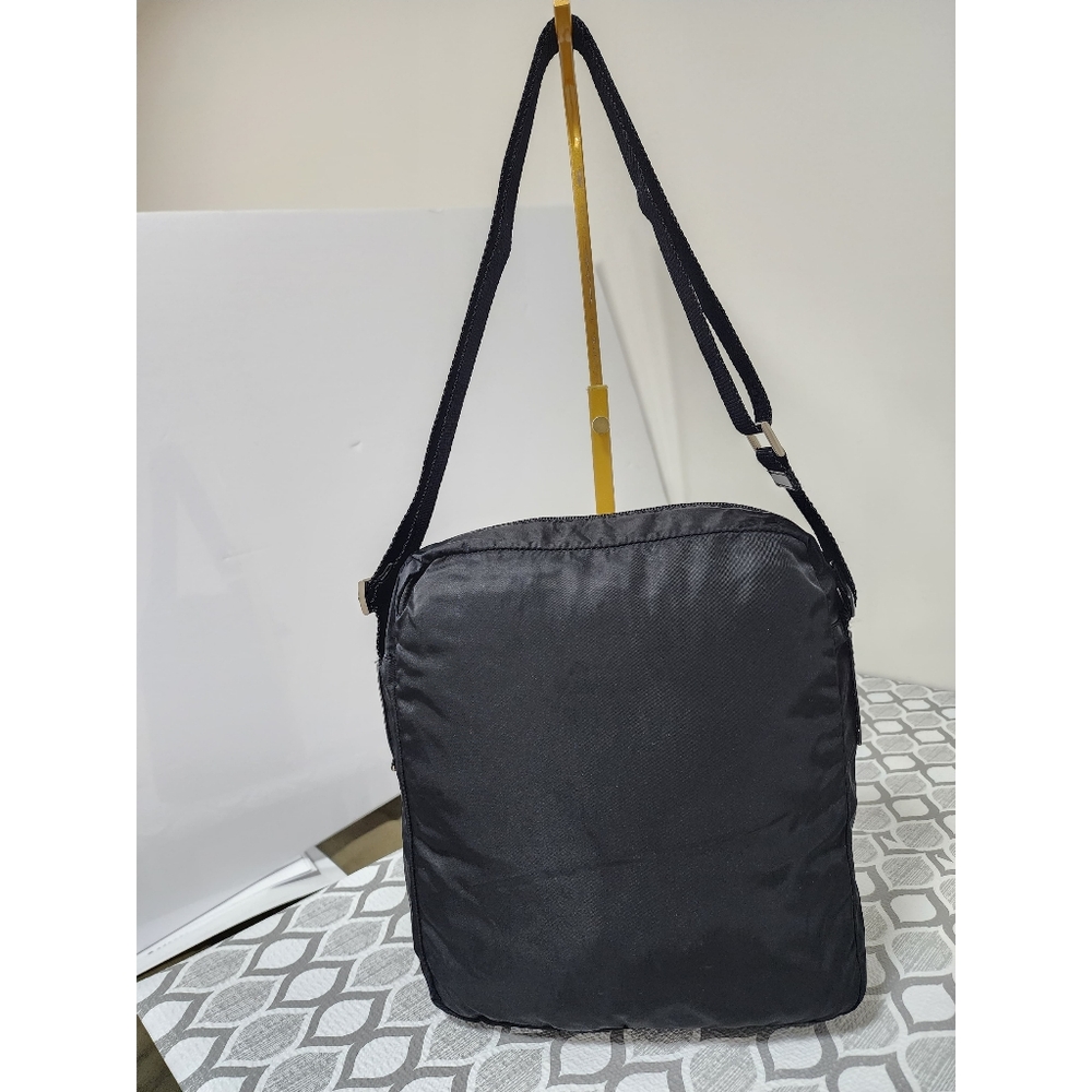 Prada Tessuto Messenger/Crossbody Bag Black - Picture 9 of 16